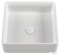 MARMY - NICO - Mosdó, kézmosó mosdókagyló - 37x37 cm - Szögletes, lekerekített - Pultra, bútorra ültethető