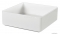 MARMY - NICO - Mosdó, kézmosó mosdókagyló - 37x37 cm - Szögletes, lekerekített - Pultra, bútorra ültethető