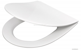 DEANTE - PEONIA SLIM - Lecsapódásgátlós WC tető, ülőke (Soft Close) - Fehér Duroplast