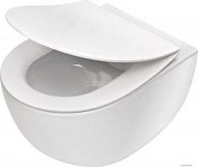 DEANTE - PEONIA ZERO - Függesztett kerámia WC - Perem nélküli