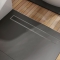 DEANTE - LINEAR - Burkolható zuhanyfolyóka, padlóösszefolyó (80cm, szifon 90mm)