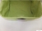 BLOMUS - DESA - Kenyérkosár fém kerettel - Avokádó zöld betéttel - 25,5 cm - Pamut, rozsdamentes acél
