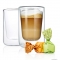 BLOMUS - NERO - Cappuccino pohárszett - 2 db - 250 ml - Thermo üveg