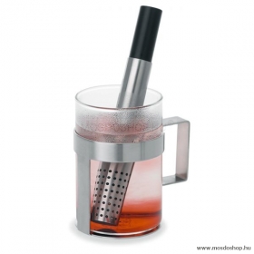BLOMUS - UTILO - Teastift teaszűrő - Rozsdamentes acél - szálcsiszolt, műanyag