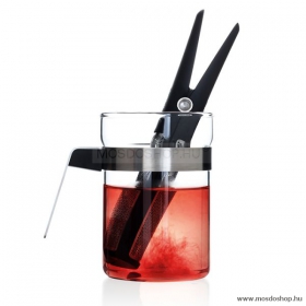 BLOMUS - CLIPPO - Teastick, teaszűrő - Rozsdamentes acél - szálcsiszolt, műanyag