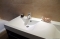 MARMY - RAVENNA - Dupla mosdó, mosdókagyló - 140x50 cm - Szögletes - Pultba, bútorba süllyeszthető