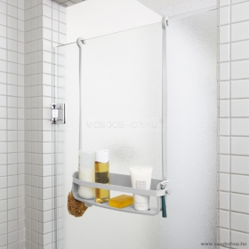 UMBRA - FLEX SINGLE - Felakasztható fürdőszobai zuhanypolc - Szürke - Műanyag, szilikon