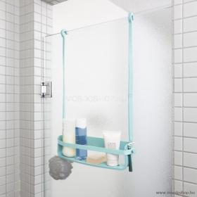 UMBRA - FLEX SINGLE - Felakasztható fürdőszobai zuhanypolc - Kék - Műanyag, szilikon