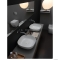 GSGI CERAMIC - EASY - Mosdó, mosdókagyló - Szögletes, lekerekített - 45 cm - Pultra szerelhető