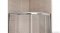 ATLANTIS - MURCIA - Íves zuhanykabin - tolóajtós - edzett üvegből - 90x90 cm