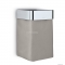 BLOMUS - NEXIO - Fürdőszobai mini szennyestartó - Falra szerelhető - Világosbarna szövet, rozsdamentes acél