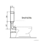AQUALINE - WC tartály duál gombos öblítőmechanikával - Alsó bekötésű (T1801)
