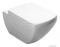 SAPHO - PURITY - WC tető, ülőke inox zsanérral - Fehér Duroplast