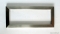 MS - 470 - Mosdótartó konzol (mosdópult konzol) - Rozsdamentes acél-Szálcsiszolt