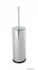 DIPLON - WC kefe tartó - Magasított, padlóra helyezhető - Krómozott fém (SB1101-25)