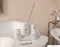 GEDY - CATHERINE - WC kefe tartó - Padlóra helyezhető - Vintage fehér - Kerámia