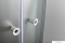 AQUALINE - ARLEN - Íves zuhanykabin - Tolóajtós - 90x90 cm - BRICK üvegből