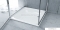 AQUALINE - Zománcozott lemez zuhanytálca 70x70 cm, fehér
