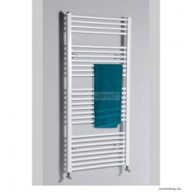 AQUALINE - Fürdőszobai radiátor (ILR37), törölközőszárítós radiátor - 855 W - Egyenes - 133x75 cm - Fehér