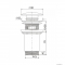 AREZZO DESIGN - Click-Clack mosdó lefolyó (túlfolyós) - Fehér, krómozott (AR-726W)