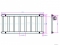 AREZZO DESIGN - CUBE CHROME - Törölközőszárítós radiátor - Szögletes - 120 x 50 cm - Krómozott acél