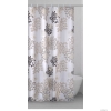 GEDY - CAFFE - Textil zuhanyfüggöny függönykarikával - 120x200 cm - Szövet - Kávébab mintás