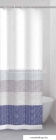 GEDY - JEANS - Textil zuhanyfüggöny függönykarikával - 180x200 cm - Szövet - Többszínű, farmer hatású