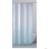 GEDY - ORIZZONTI - Textil zuhanyfüggöny függönykarikával 240x200cm - Szövet - Égszínkék-fehér színátmenetes