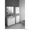 AQUALINE - ZOJA - Mosdószekrény, fürdőszoba mosdó bútor 82x74cm - Ajtós és fiókos - Kerámia mosdóval (ZERO)-86 cm