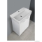 AQUALINE - ZOJA - Mosdószekrény, fürdőszoba mosdó bútor 72x56cm - Nyílóajtós - Kerámia mosdóval (KRUNO)-65 cm - KIFUTÓ TERMÉK