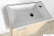 AQUALINE - KERAMIA FRESH - Fali mosdószekrény, fürdőszoba mosdó bútor 50x44 cm - Sonoma tölgy - Kerámia mosdóval (ZORAN)-45cm