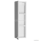 AQUALINE - ZOJA - Fürdőszobai fali felső szekrény (KORIN tükörhöz) - 70x20cm - Polcos - Magasfényű fehér