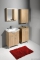 AQUALINE - ZOJA és KERAMIA FRESH - Fürdőszobai fali felső szekrény 76x50 cm - Duplaajtós - Sonoma tölgy színű