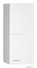 AQUALINE - ZOJA és KERAMIA FRESH - Fürdőszobai fali felső szekrény 76x35 cm - Nyílóajtós - Magasfényű fehér
