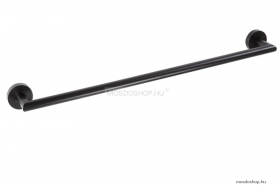 BEMETA - DARK - Fali törölközőtartó, 65,5 cm - Matt fekete