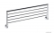 BEMETA - OMEGA - Fali törölközőtartó polc 5 db tartórúddal -Lehajtható - 65x27 cm - Krómozott réz (104205152)