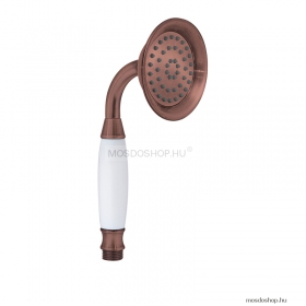 GEDY - LIBERTY - Retro zuhanyfej, kézi zuhany - Egyfunkciós - Réz színű ABS (GYHS10602)