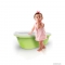 GEDY - DA-DAM - Fürdetőkád babáknak 0-12 hónapos korig - Digitális hőmérséklet kijelzővel - Zöld, fehér