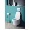 SAPHO - PACO - Fali WC - Soft Close Slim ülőkével - 52,5x36 cm - Fehér kerámia