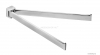 GEDY - GLAMOUR - Lengő törölközőtartó - Dupla tartórúddal - 33 cm - Krómozott fém