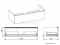 AREZZO BÚTOR - MONTEREY - Mosdószekrény, alsószekrény 1 fiókkal - 100cm - Lakkozott, magasfényű fehér