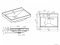 AREZZO DESIGN - MAXXI - Mosdó, mosdókagyló - Kerámia - 60x46cm - Pultba, bútorba építhető