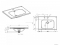 AREZZO DESIGN - PIAZZA - Mosdó, mosdókagyló - Kerámia - 60x46cm - Pultba, bútorba építhető