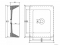 AREZZO DESIGN - PLACA - Mosdó, mosdótál - Kerámia - 48x37cm - Pultra, bútorra ültethető