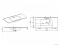 AREZZO DESIGN - SKAPPA - Mosdó, mosdókagyló - Kerámia - 100x46cm - Pultba, bútorba építhető