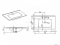 AREZZO DESIGN - SKAPPA - Mosdó, mosdókagyló - Kerámia - 70x46cm - Pultba, bútorba építhető