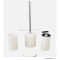 AQUALINE - PARIS - Álló fogmosópohár, fogkefetartó - D7,2cm - Fehér üveg (KIFUTÓ)