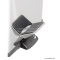AQUALINE - SIMPLE LINE - Fürdőszobai szemeteskuka 3L - Szögletes, lekerekített - Szálcsiszolt rozsdamentes acél