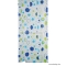 AQUALINE - RIDDER KREISE - PVC zuhanyfüggöny függönykarikával 180x200 cm - Kék, zöld kör mintás (303080)