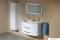 SAPHO - ARAS - Öntött márvány mosdó, íves, 90x50,5 cm - Pultra, bútorra ültethető
